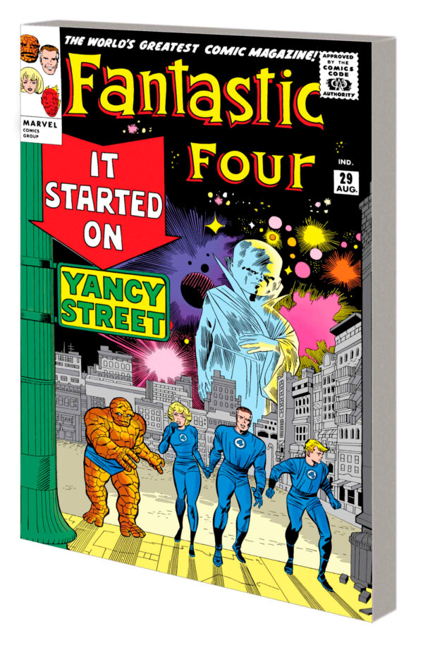MIGHTY MARVEL MASTERWORKS: FANTASTIC FOUR TP #3: It Started on Yancy Street (1961 #21-29: Jack Kirby DM cover
