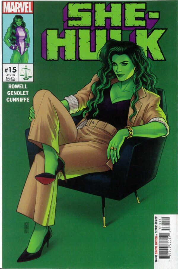 SHE-HULK (2022 SERIES) #15: Jen Bartel cover A
