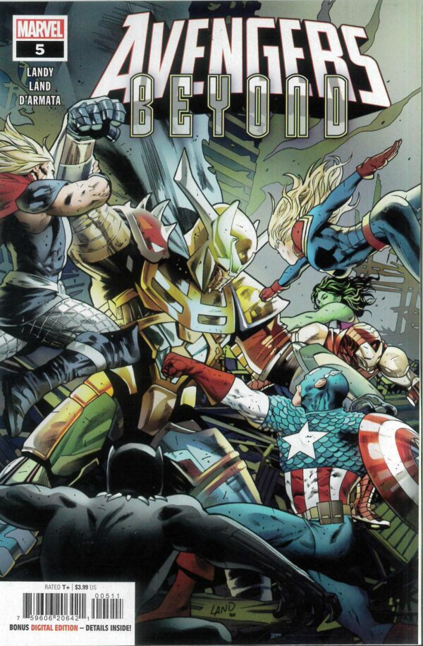 AVENGERS BEYOND #5: Greg Land cover A