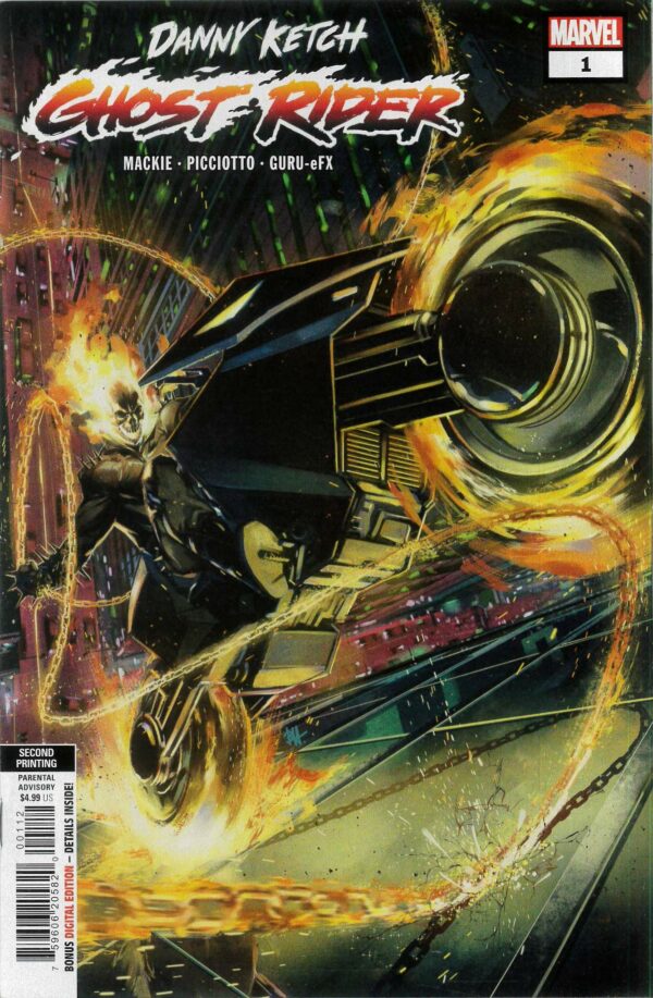 DANNY KETCH: GHOST RIDER #1: Ben Harvey 2nd Print