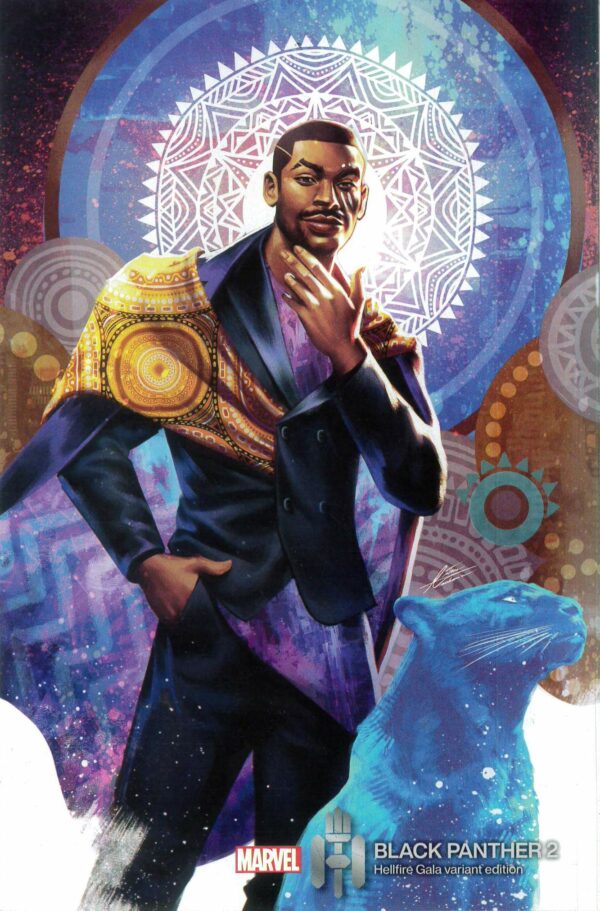 BLACK PANTHER (2023 SERIES) #2: Mateus Manhanini Hellfire Gala cover B