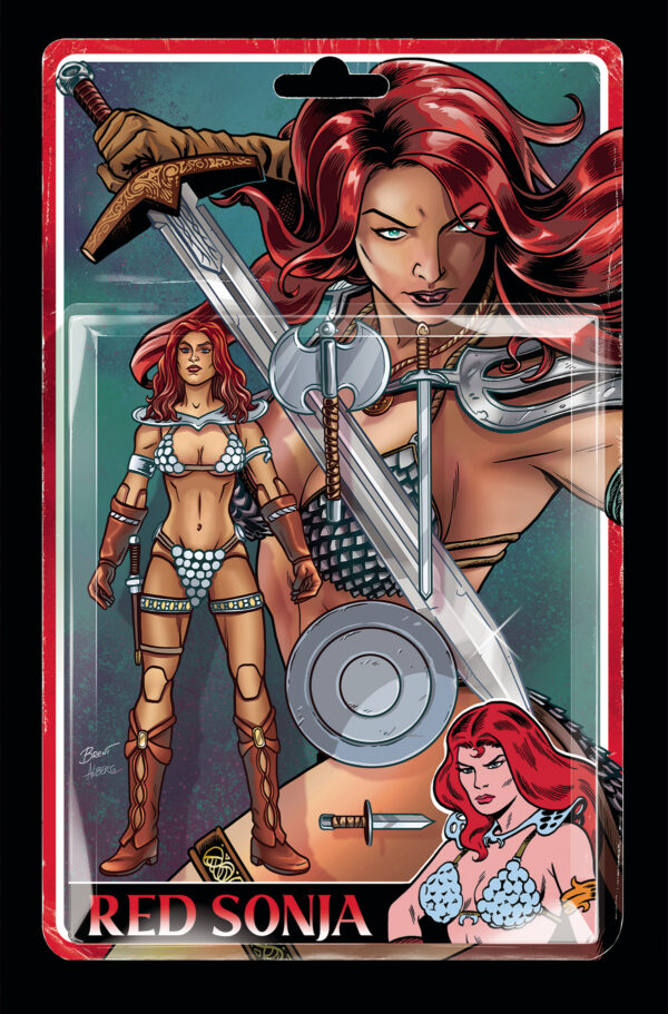 RED SONJA (2023 SERIES) #1: Action Figure virgin RI cover X