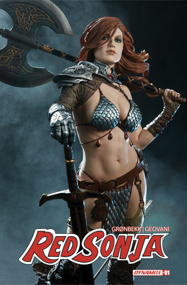 RED SONJA (2023 SERIES) #1: Sideshow Statue RI cover O