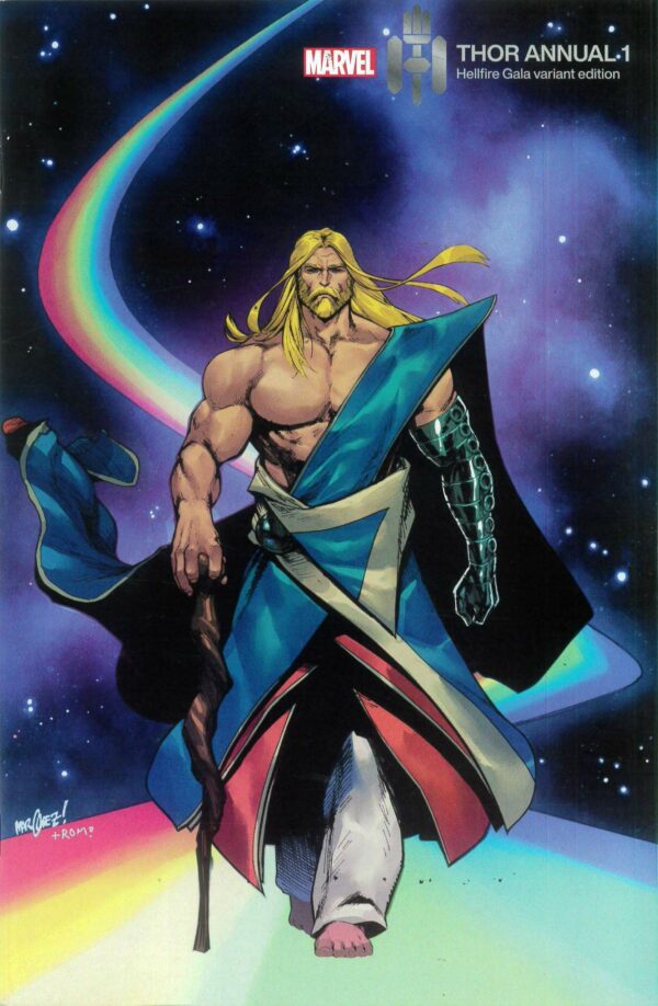 THOR ANNUAL (2023 SERIES) #1: David Marquez Hellfire Gala cover D