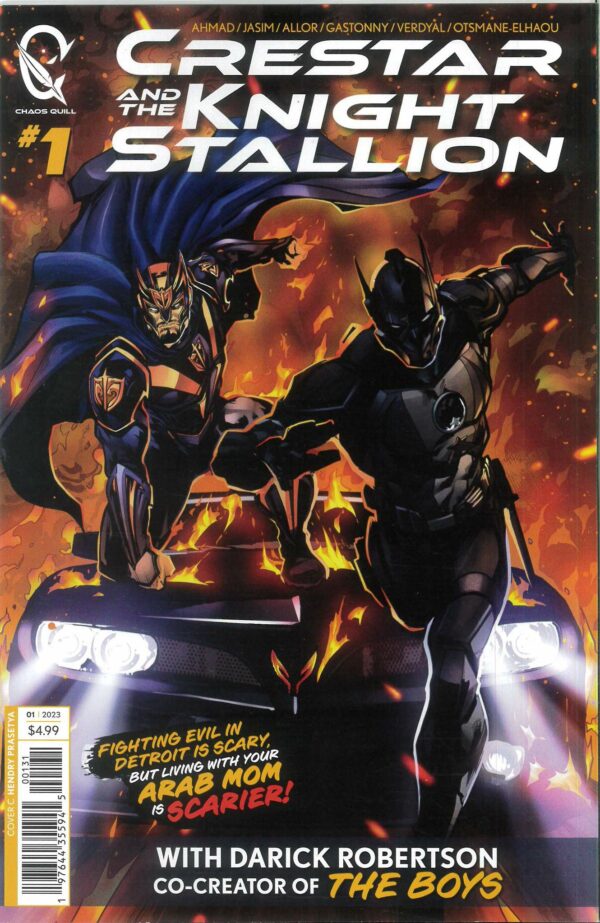 CRESTAR AND THE KNIGHT STALLION #1: Ajmal Zaheer Ahmad cover C