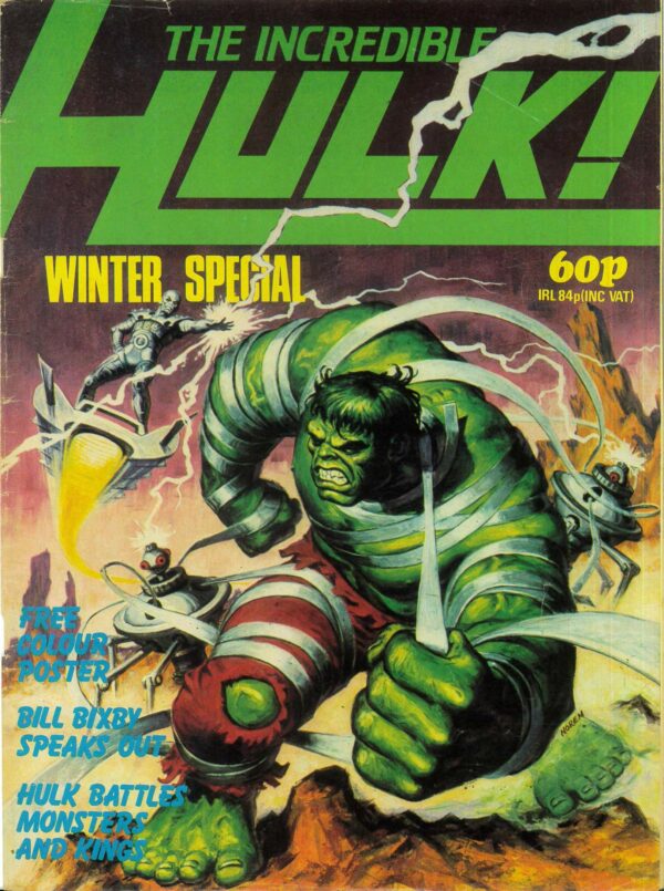 INCREDIBLE HULK (1982 SERIES) #0: Winter Special 1982 – include poster -FN/VF