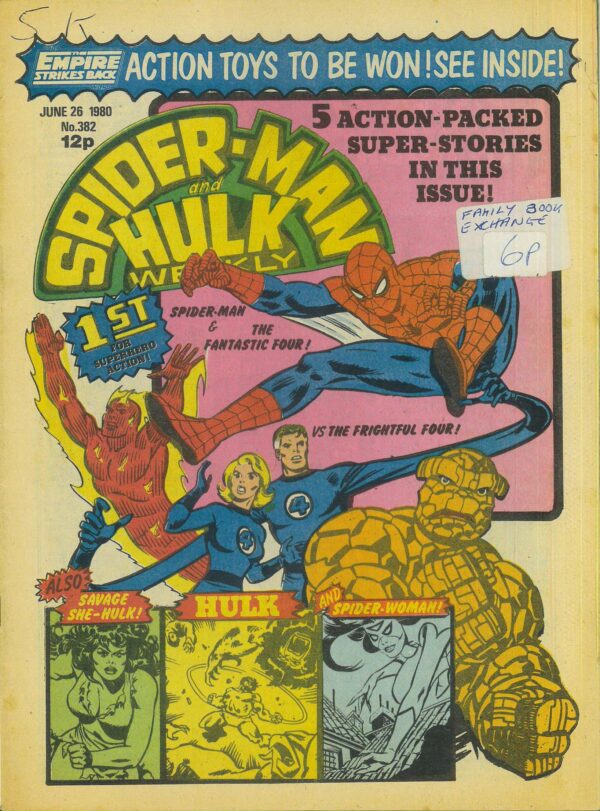 SPIDER-MAN AND HULK WEEKLY (1980-1981 SERIES) #382