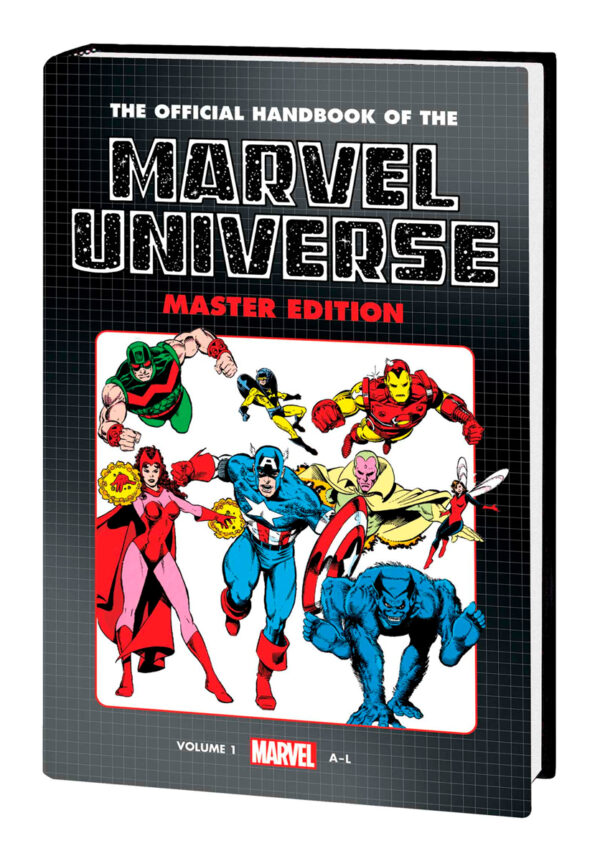 OFFICIAL HANDBOOK MARVEL UNIVERSE MASTER OMNIBUS #1: Avengers Direct Market cover