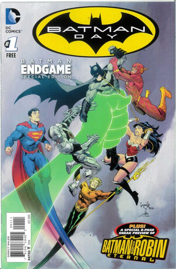 BATMAN DAY ITEMS #2015: Batman Endgame Special edition