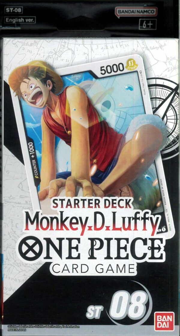 ONE PIECE CCG: STARTERS #8: Monkey D Luffy (ST-08)