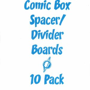 COMIC BOX SPACER DIVIDER BOARD PACK #10: 10 Pack