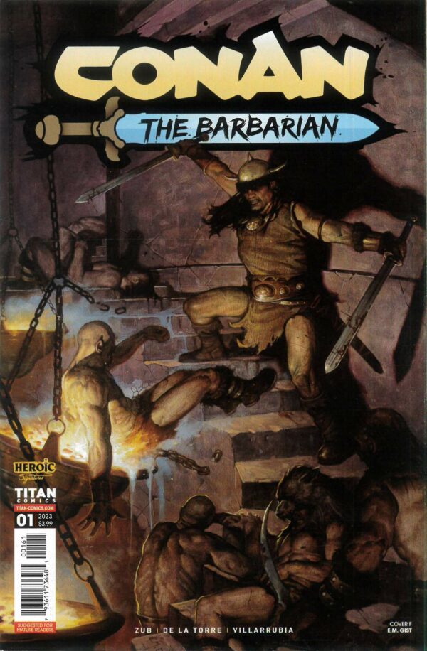 CONAN THE BARBARIAN (2023 SERIES) #1: E.M. Gist cover F