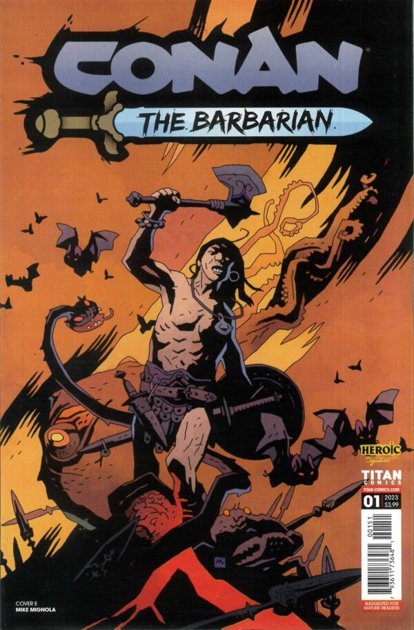 CONAN THE BARBARIAN (2023 SERIES) #1: Mike Mignola cover E