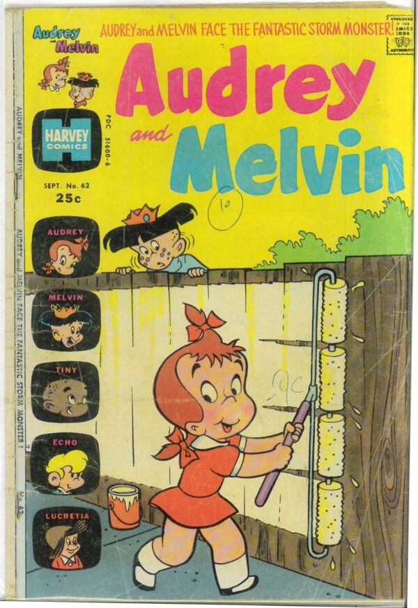 LITTLE AUDREY AND MELVIN #62: Last Issue – GD