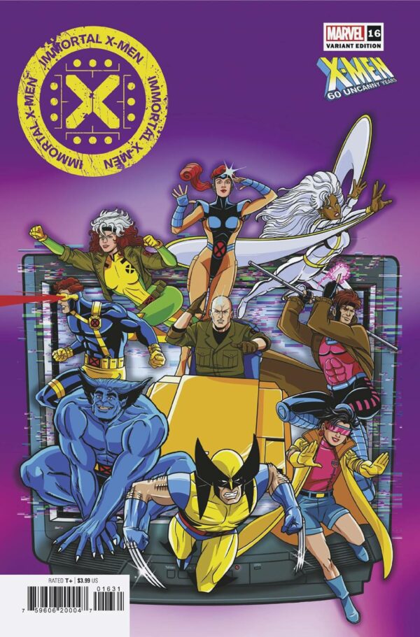 IMMORTAL X-MEN #16: Dan Veesemeyer X-Men 60th Anniversary cover C