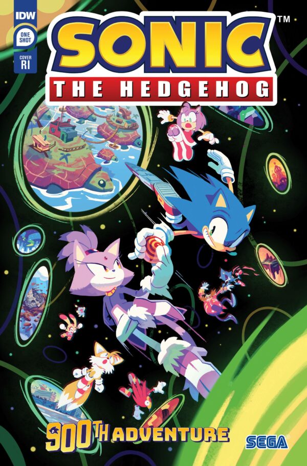 SONIC THE HEDGEHOG’S 900TH ADVENTURE #1: Nathalie Fourdraine RI cover E