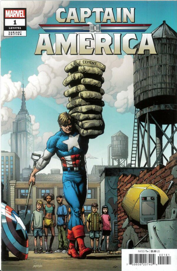 CAPTAIN AMERICA (2023 SERIES) #1: Gary Frank cover F