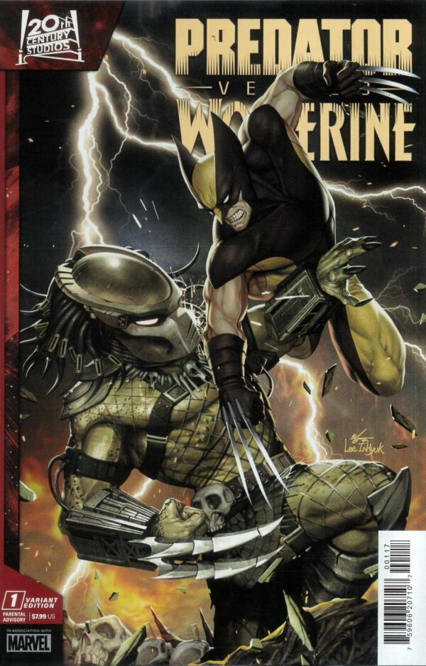 PREDATOR VS WOLVERINE #1: Inhyuk Lee RI cover Q