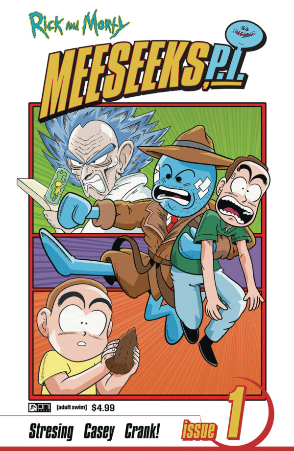 RICK AND MORTY: MEESEEKS P.I. #1: Marc Ellerby Manga cover B
