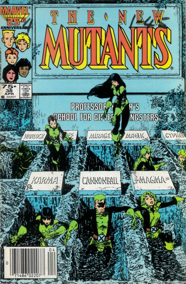 NEW MUTANTS (1982-1991 SERIES) #38: Newsstand Edition