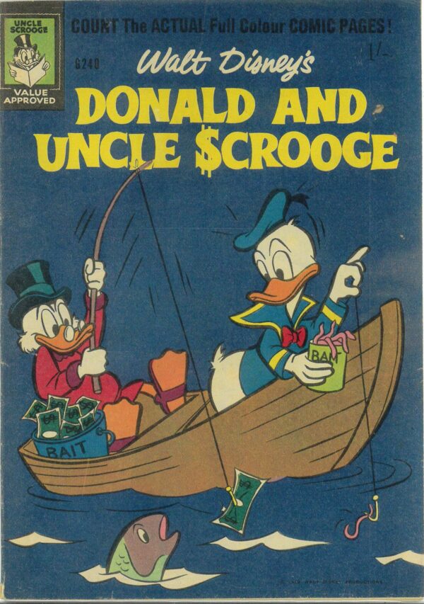 WALT DISNEY’S COMICS GIANT (G SERIES) (1951-1978) #240: Donald and Uncle Scrooge – FN/VF