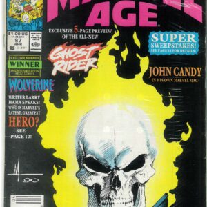 MARVEL AGE #87: 5 pg Preview new Ghost Rider – NM