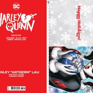 HARLEY QUINN (2021 SERIES) #34: Stanley (Artgerm) Lau DC Holiday Card Special edition cvr F