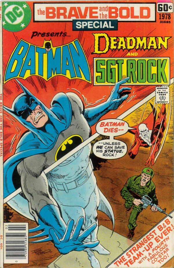 BRAVE AND THE BOLD SPECIAL #8: GD/VG: Batman: Deadman: Sgt Rock: