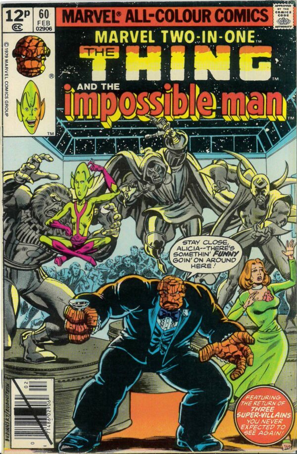 MARVEL TWO-IN-ONE #60: Thing: Impossible Man: FN