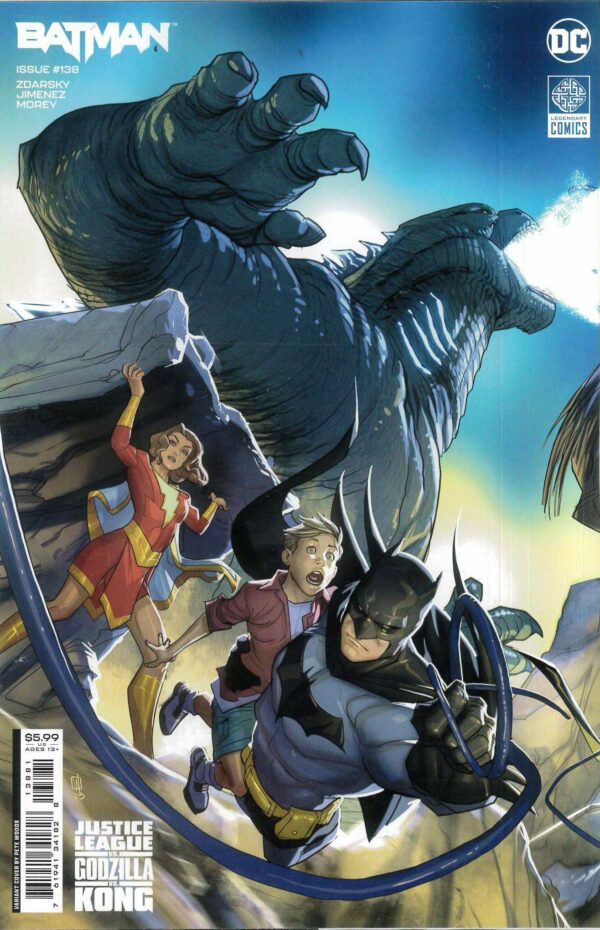 BATMAN (2016- SERIES: VARIANT EDITION) #138: Pete Woods Justice League vs Godzilla vs Kong cover G
