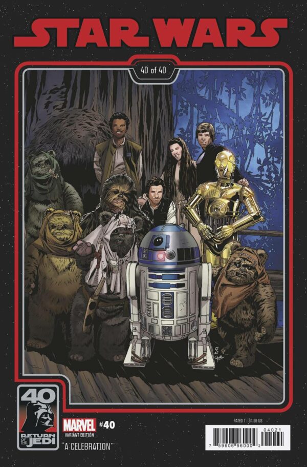 STAR WARS (2019 SERIES) #40: Chris Sprouse Return of the Jedi 40th Anniversary cover B