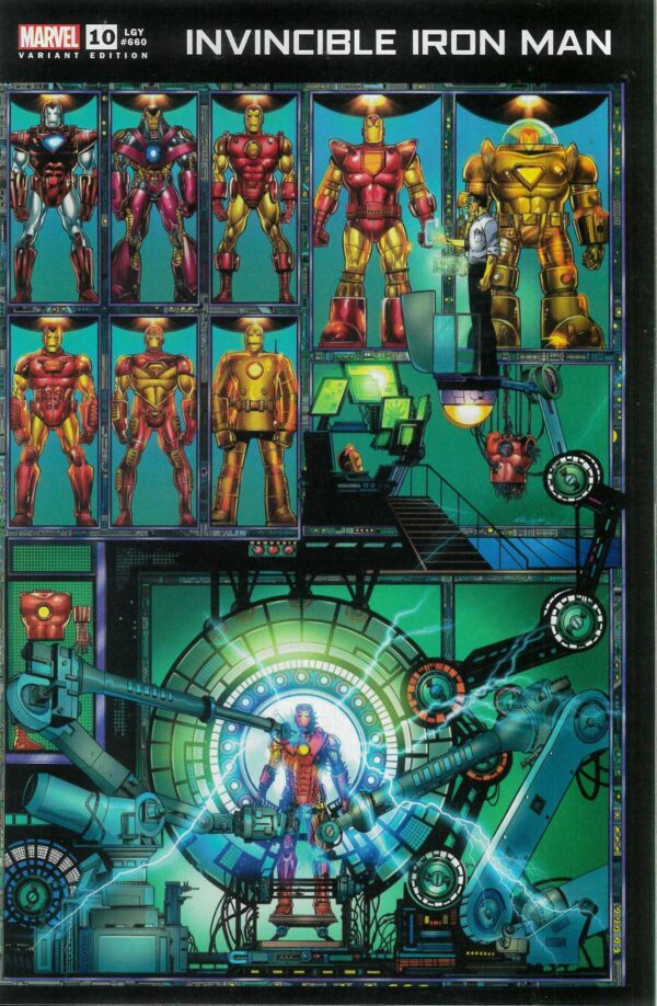 INVINCIBLE IRON MAN (2023 SERIES) #10: Bob Layton wraparound cover C