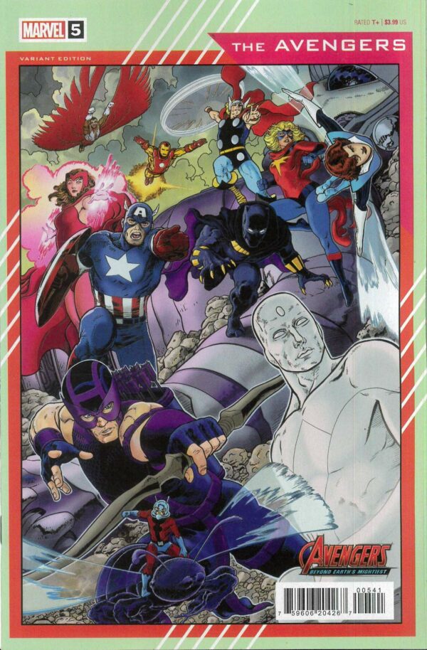 AVENGERS (2023 SERIES) #5: Aaron Kuder Avengers 60th Anniversary cover D
