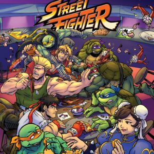 TEENAGE MUTANT NINJA TURTLES VS STREET FIGHTER #5: Sarah Myer cover B