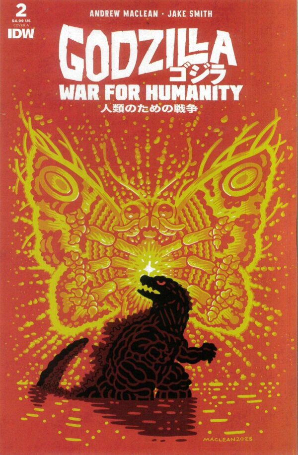 GODZILLA: WAR FOR HUMANITY #2: Andrew MacLean cover A