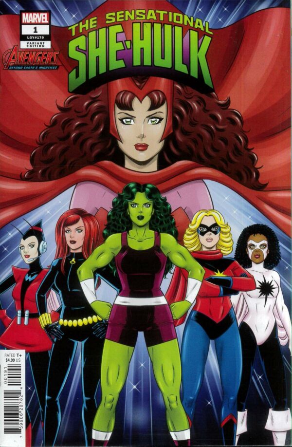 SENSATIONAL SHE-HULK (2023 SERIES) #1: Gisele Lagace Avengers 60th Anniversary cover I