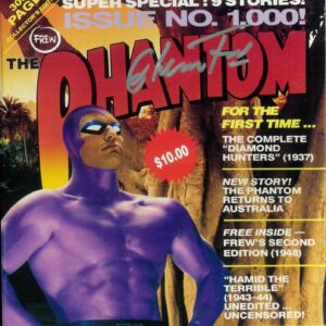 PHANTOM (1948 SERIES) #1000: Signed Glenn Ford, 2nd 1000th with #2 Phantom facsimile