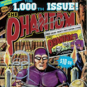 PHANTOM (1948 SERIES) #972: Signed Glenn Ford, 1000th with #1 Phantom replica facsimile