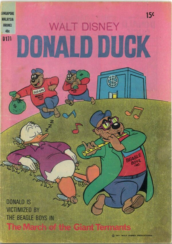 WALT DISNEY’S DONALD DUCK (D SERIES) (1956-1978) #171: March of the Giant Termants – GD/VG