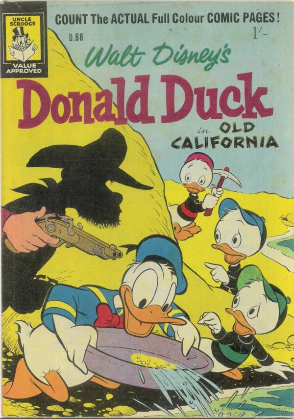 WALT DISNEY’S DONALD DUCK (D SERIES) (1956-1978) #68: Carl Barks: In old California – VG/FN