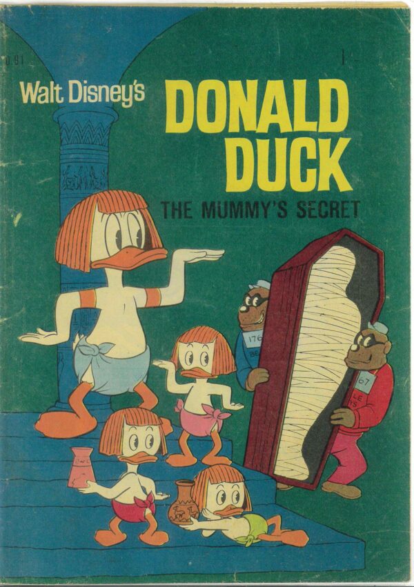 WALT DISNEY’S DONALD DUCK (D SERIES) (1956-1978) #91: Mummy’s Secret, Good Old Daze, A Clean Sweep – GD/VG