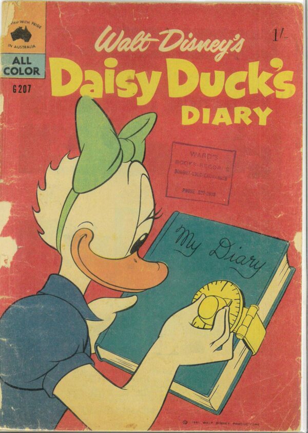WALT DISNEY’S COMICS GIANT (G SERIES) (1951-1978) #207: Carl Barks – Daisy Duck – 5 stories (no back cover) FR/GD