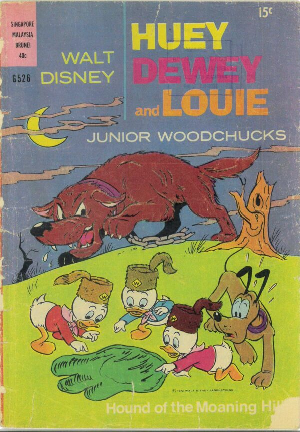 WALT DISNEY’S COMICS GIANT (G SERIES) (1951-1978) #526: Huey, Dewey and Louie Junior Woodchucks – FR (no back cv)
