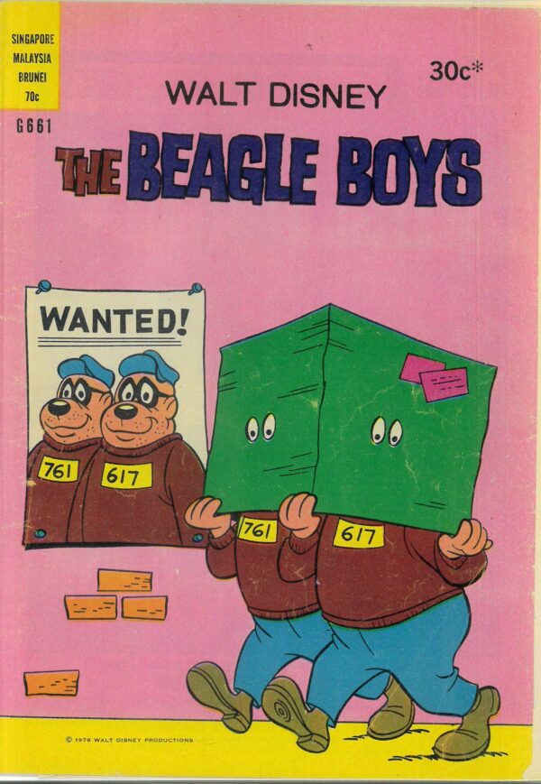 WALT DISNEY’S COMICS GIANT (G SERIES) (1951-1978) #661: Beagle Boys Double Trouble – VG