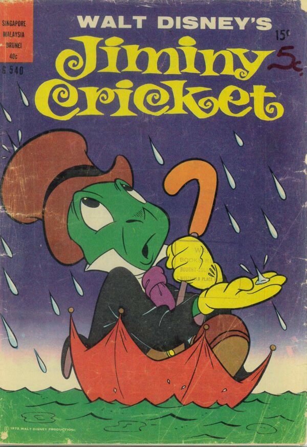 WALT DISNEY’S COMICS GIANT (G SERIES) (1951-1978) #540: Jiminy Cricket – GD