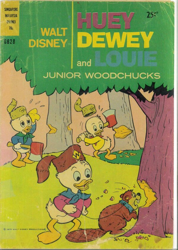 WALT DISNEY’S COMICS GIANT (G SERIES) (1951-1978) #628: Junior Woodchucks: Rainbow Refugees – GD