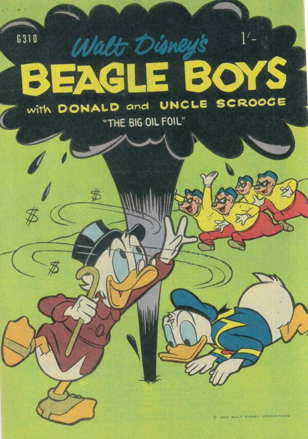WALT DISNEY’S COMICS GIANT (G SERIES) (1951-1978) #310: Beagle Boys w Donald Duck and Uncle Scrooge – FN