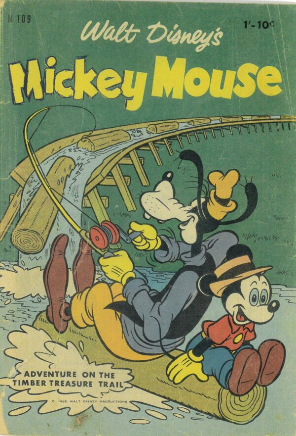 WALT DISNEY’S MICKEY MOUSE (M SERIES) (1956-1978) #109: GD (Dec 1965)