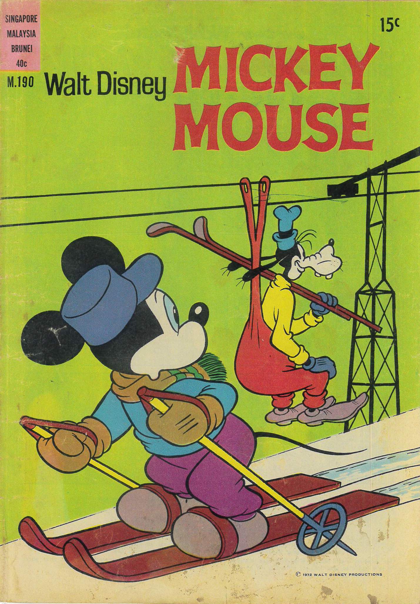 WALT DISNEY’S MICKEY MOUSE (M SERIES) (1956-1978) #190: VG WALT DISNEY’S MICKEY MOUSE (M SERIES) (1956-1978) #190: VG