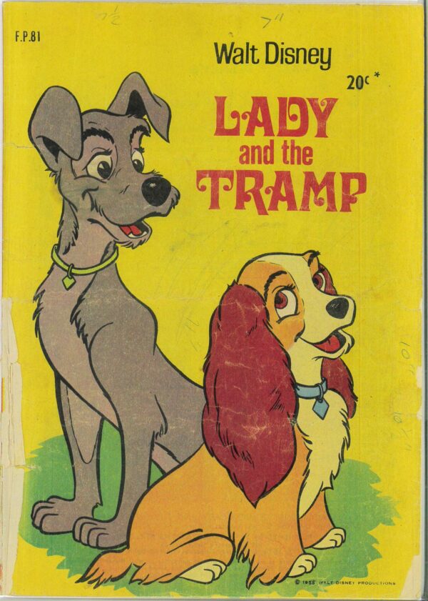 WALT DISNEY’S FILM PREVIEW COMIC (FP) (1953-1977) #81: Lady and the Tramp – GD